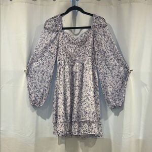 Floral Long Sleeve Dress